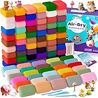 ARTPAR Air Dry Clay 90 Colors, Modeling Clay for Kids,Model Magic DIY Molding Clay Starter Kit with Sculpting Tools,Soft and