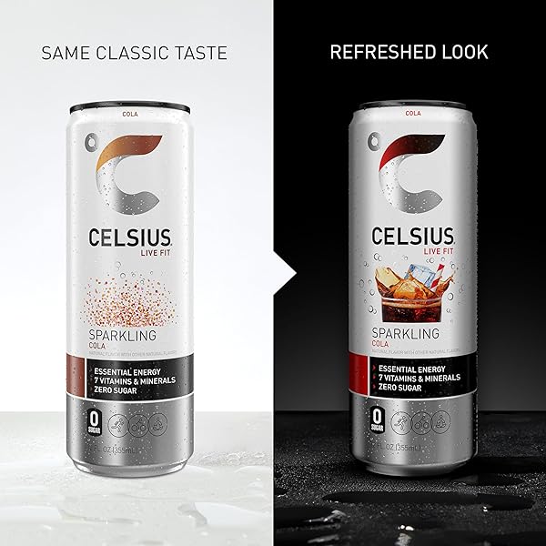 CELSIUS SPARKLING, FUNCTIONAL ESSENTIAL ENERGY DRINK 12 FL OZ (PACK OF 12)