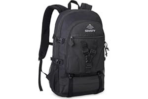 SEMSTY Hiking Backpack, 30L/40L/50L Expandable Hiking Backpack for Men and Women, Travel Backpack Flight Approved