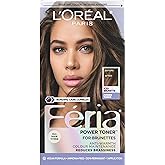 L&rsquo;Oreal Paris Feria Toner, Long Lasting Anti-Brass Hair Toner for Brunettes, Vegan and Ammonia-Free Hair Care Formula, Iced Brunette, 1 Kit