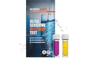 Watersafe® Bacteria Water Test Kit – USA-Made – Results as Fast as 6 Hours – Detects Coliform (Inc. E. coli) & Non-Coliform Bacteria in Drinking, Well & Tap Water – Lab-Quality Testing – 1 Pack
