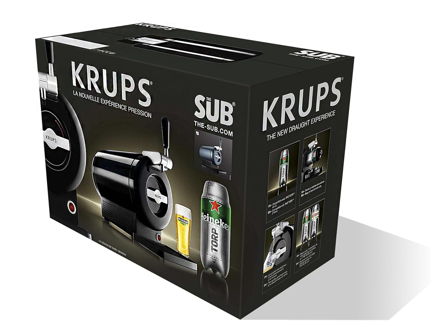 THE SUB Krups VB6508 the Part Black Edition Spillatore Beer VB650810