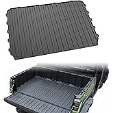 LDETXY Rubber Bed Mat Liner for Ranger XP 1000, TPE Rear Cargo Bed Mat All Weather Protector Slush Liner for Polaris Ranger XP 1000 Crew 2018-2025 Accessories