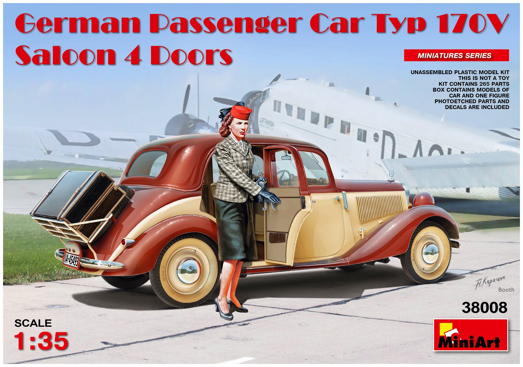 Miniart 1:35 - German Passenger Car Type 170V 4 Door
