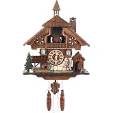 Cuckoopro Handmade Wooden Cuckoo Clock, Quartz Wall Clock, Gift for Family