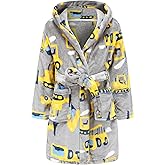 BTPEIHTD Kids Hooded Bathrobe Girls Soft Plush Hooded Flannel Pajamas Sleepwear Boys Spa Robe