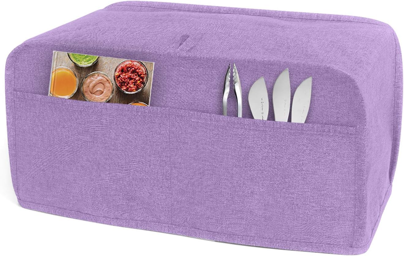 LUXJA Toaster Cover for 4 Slice Long Slot Toaster (15.5 x 7