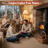 Topline High Energy Heat Logs 12 Pack Ultra Dry Compressed Wood Fuel Stoves view 5