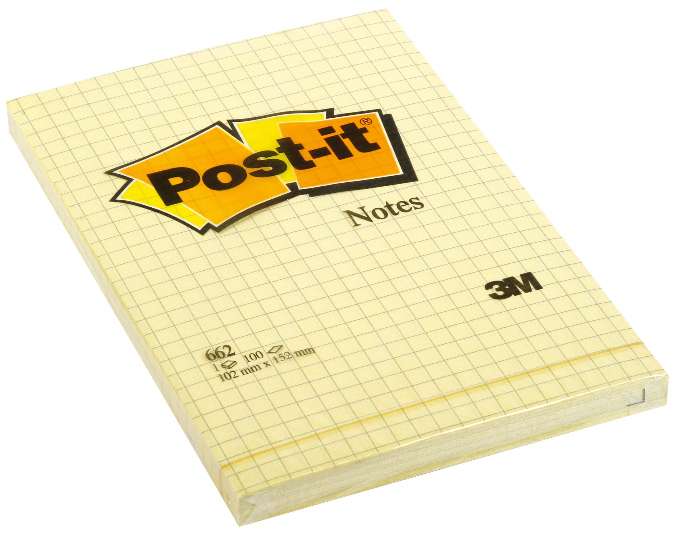 Post-it 102 x 152 mm Large Note - Canary Yellow (Pack of 6)