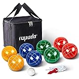 ropoda 90mm Bocce Ball Set with 8 Polyresin