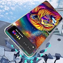 Bcov Case for Motorola Razr 2023,Colorful Lion