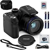 Minolta MN40Z ProShot 20 MP / 1080P FHD Bridge Camera with 40x Optical Zoom | Capture sharp photos and video with intuitive controls for travel, family and everyday moments.