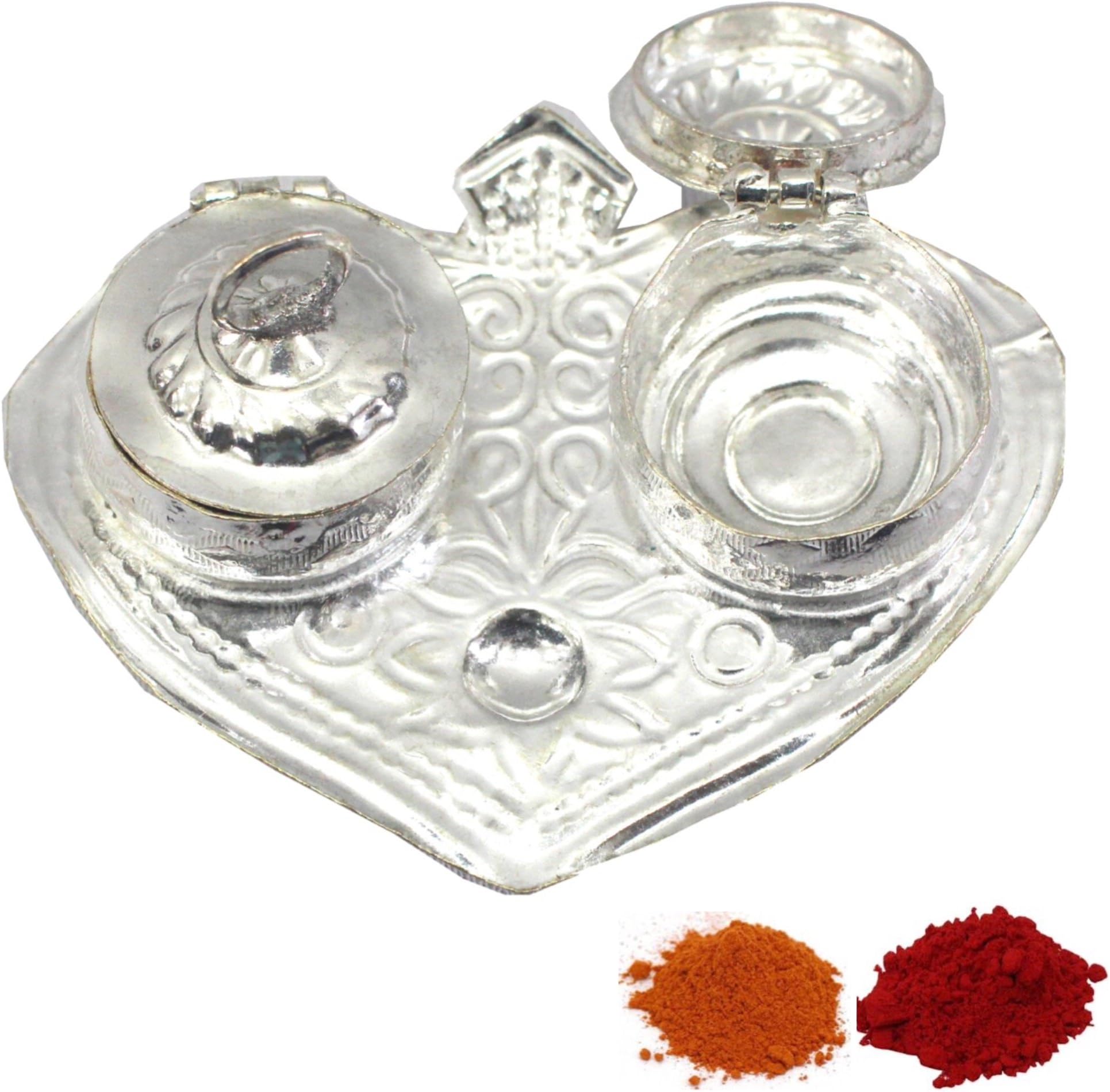 Indian Traditional Decorative Pooja thali Beautiful Lakshmi Festival Ethnic Gift for her/Kankavati/Diwali/Indian Handicraft/Home/Temple/Office/Wedding Gift/Bulk Gift. GS23