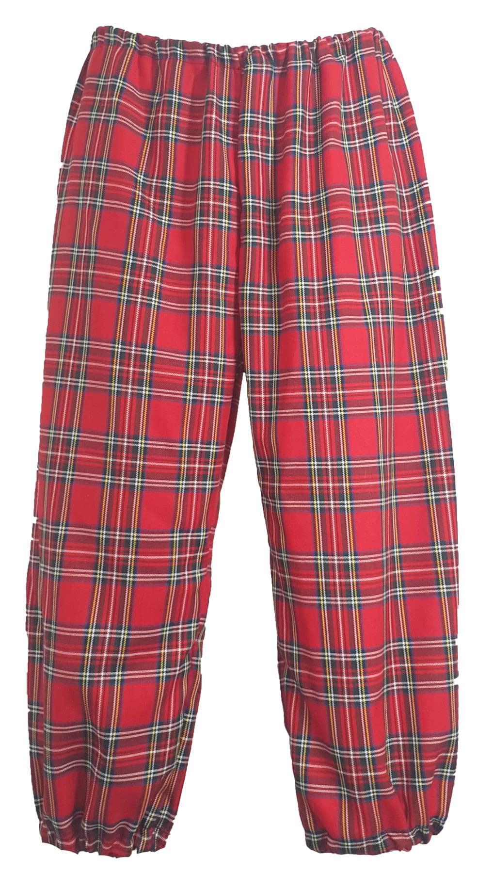 The Dragons Den Adults Pub Golf Tartan Plus Fours Trousers Sports Stag & Hen Party Fancy Dress [Stewart - S-M]