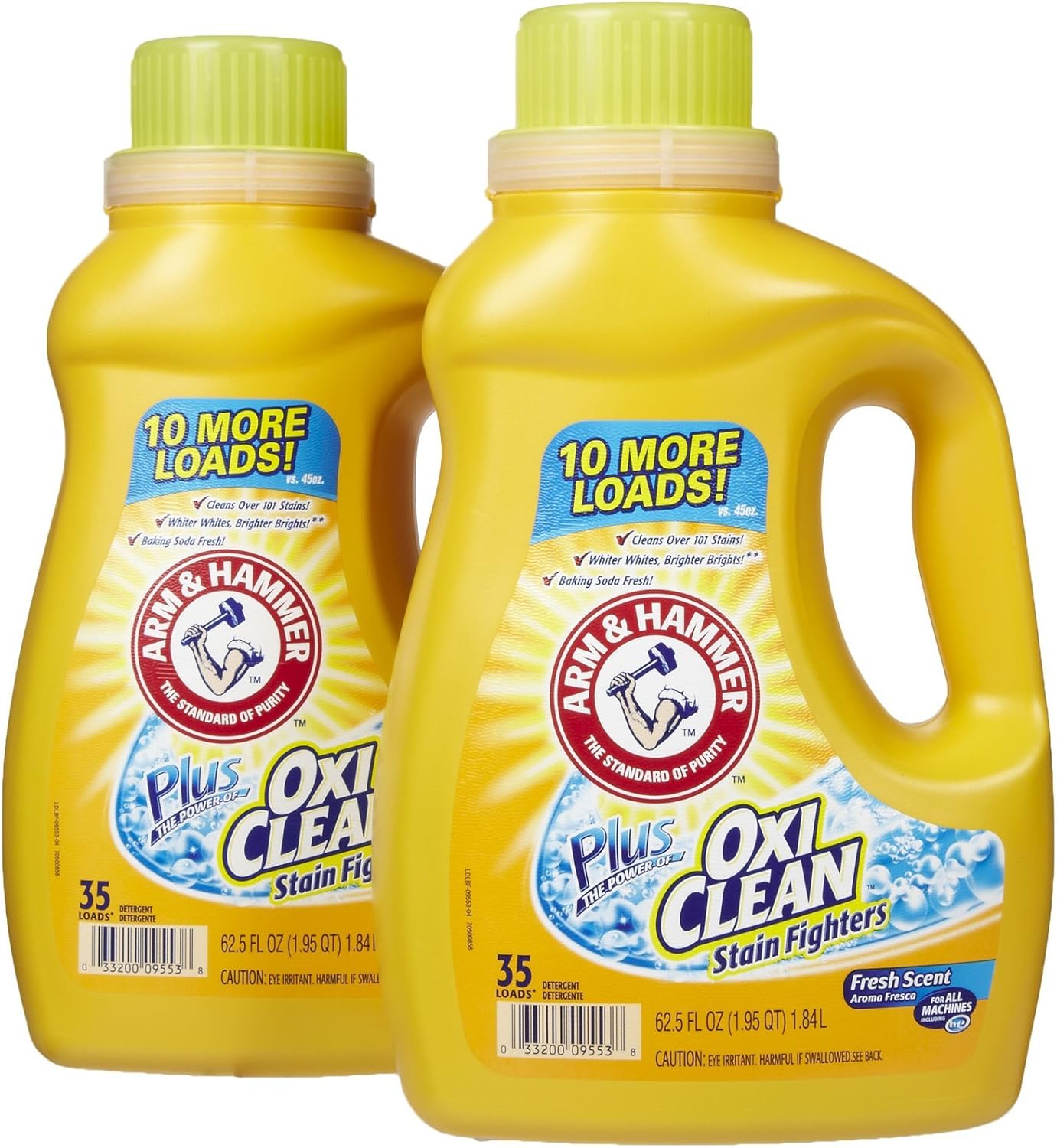 Arm & Hammer Liquid Laundry Detergent 62.5 oz Fresh Scent 2 pk Health