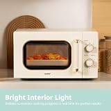 COMFEE 20L 700W Cream Compact Microwave Oven CMO-M202NC(CM) view 3
