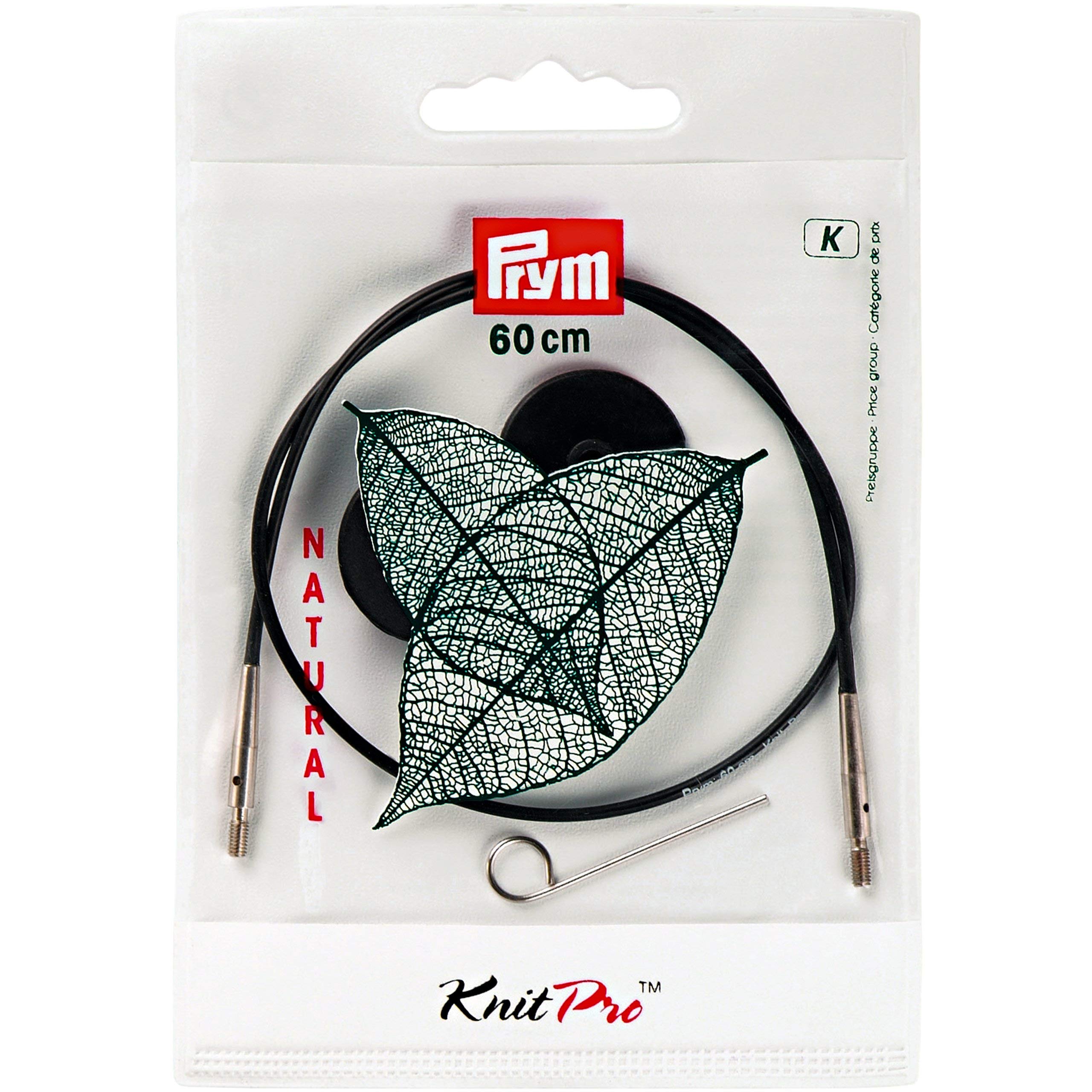 Prym 223982 Rope & Accessories for Circular Knitting Needles Natural 80 cm Metal Multi-Coloured