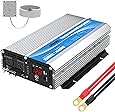 GIANDEL 2200W Pure Sine Wave Power Inverter 12V DC to 110V 120V AC with 20A Solar Charge Control and Remote Control&LED Display and Dual AC Outlets &1x2.4A USB Port for RV Truck Car Solar System