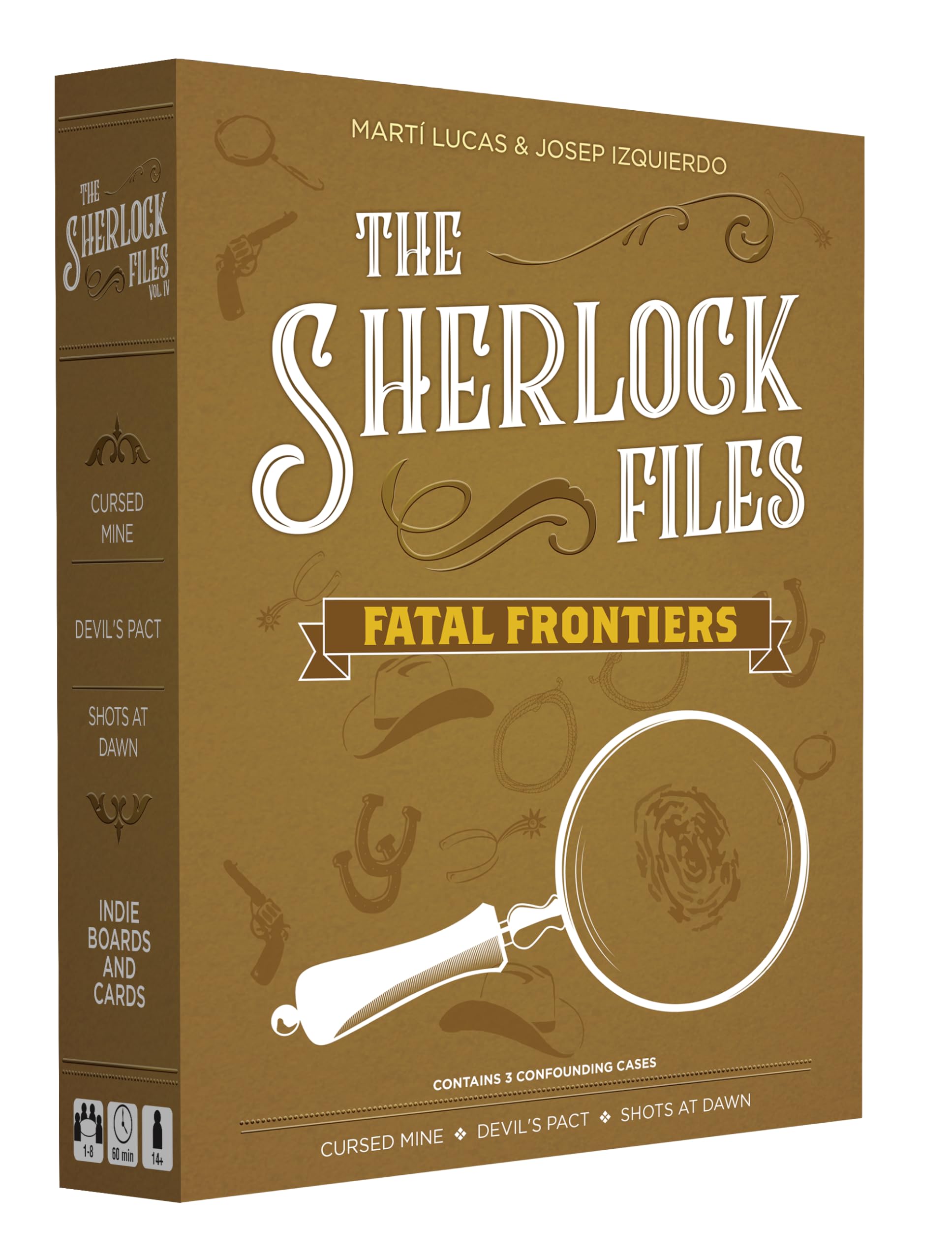 Indie Board & Card Games The Sherlock Files Fatal Frontiers