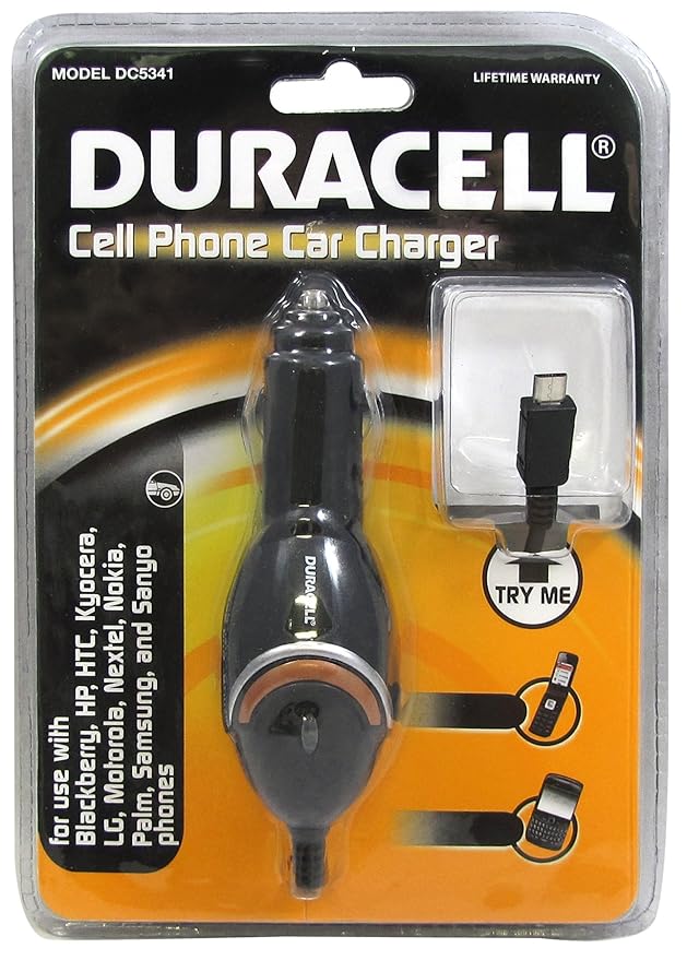 DURACELL Car Charger Retail Packaging Black Amazon.in Electronics
