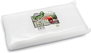 Sta Fresh Vacuum Sealer Storage Bags (6” x 12”, 100 Count), Quart Food Saver Bags 3.5mil SF612 Vac Meal Sealer