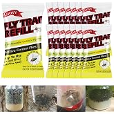 Fly Bait Attractant Trap Refill Packets 15x30g for Reusable Traps Outdoors | Ranch Flies Trap Magnet for Patio Yard | Bug Dissolvable Granules Control All Flies