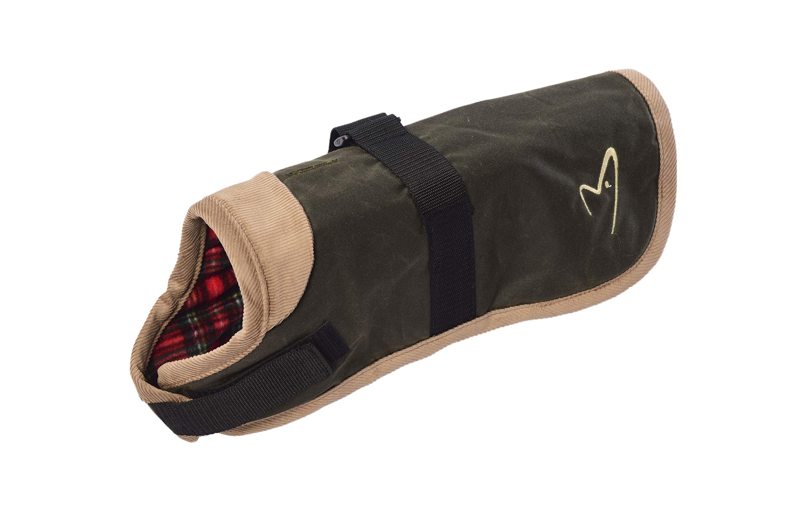 Gor Pets Edinburgh Wax Coat 36cm (14'') Green