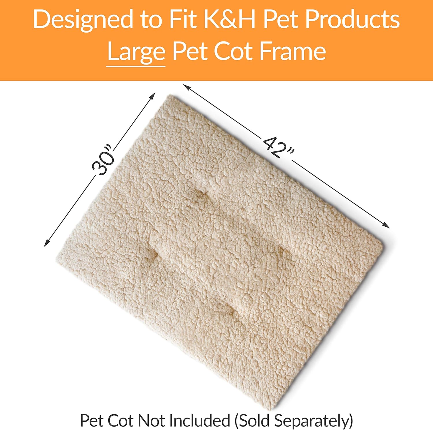 k&h pet products original pet cot pad