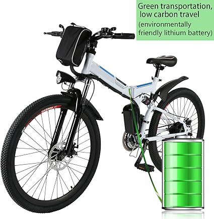 electric folding mountain bike
