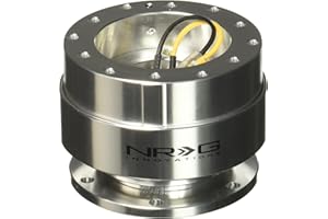 NRG Innovations SRK-100SL Silver/Matte Silver Quick Release Kit