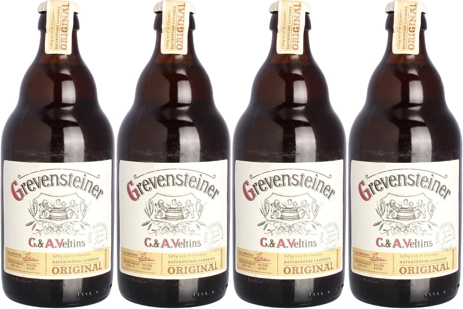 16 Flaschen Grevensteiner C A Veltins A 0 5l Bier Naturtrubes