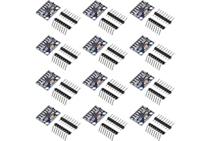 SHUTAO 12 Pieces GY-521 MPU-6050 MPU6050 Module, 3 Axis Accelerometer 6 DOF Gyroscope Sensor Module Kit 16 Bit Converter Data Output IIC 3-5v