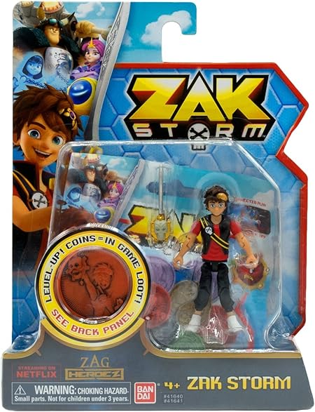 Amazon Com Zak Storm Zak And Blind Bag Figuras De Accion 3 Pulgadas 3 Toys Games