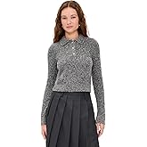 LE BOP Women's Wren Boucle Polo Sweater