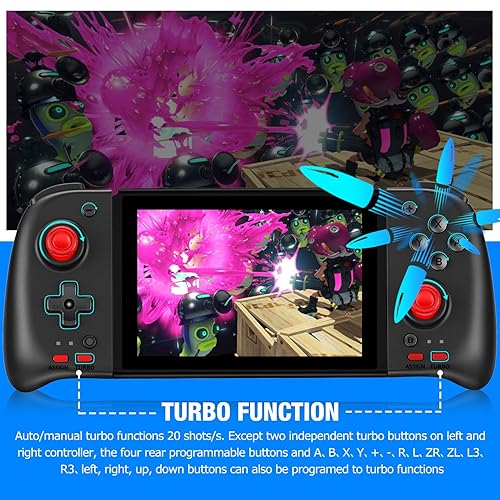 Wired Joycon Replacement for Nintendo Switch Joycon, Programmable