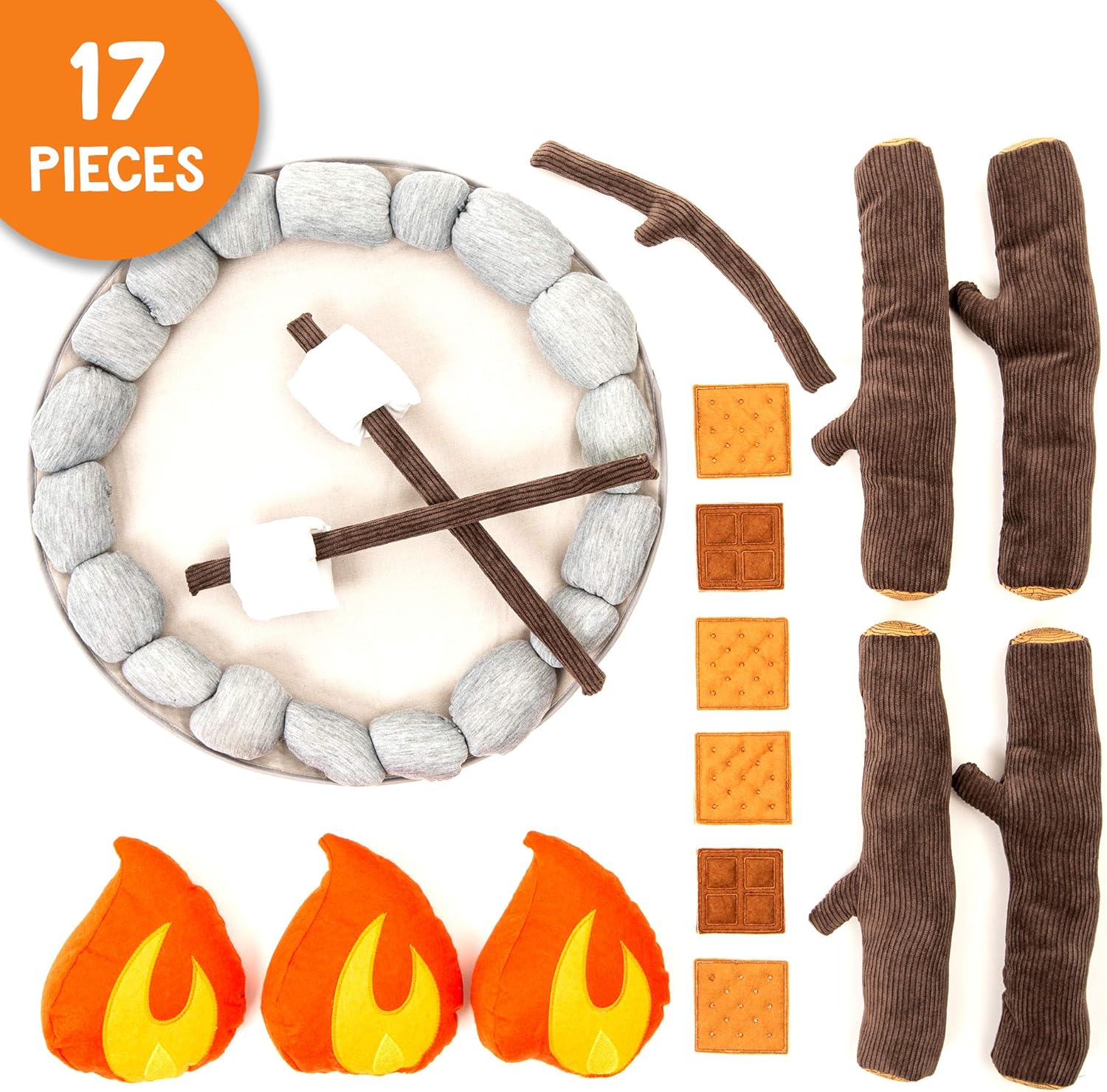 pretend campfire toy
