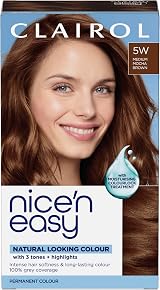 Clairol Nice'n Easy Crème 5W Medium Mocha Brown Permanent Hair Dye