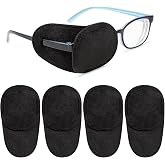 4 Pack Eye Patches for Kids Girls Boys, Right &amp; Left Eye Patch for Glasses | Lazy Eye Patch for Children Treating Lazy Eye Amblyopia Strabismus and After Surgery