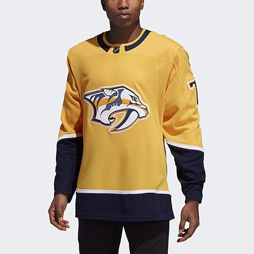 PK Subban Nashville Predators Adidas NHL Men's Authentic Yellow Hockey ...