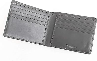 Amazon Boosters ブースターズ 二つ折り財布 メンズ 財布 本革 札入れ 小銭入れなし 薄型 グレー 財布