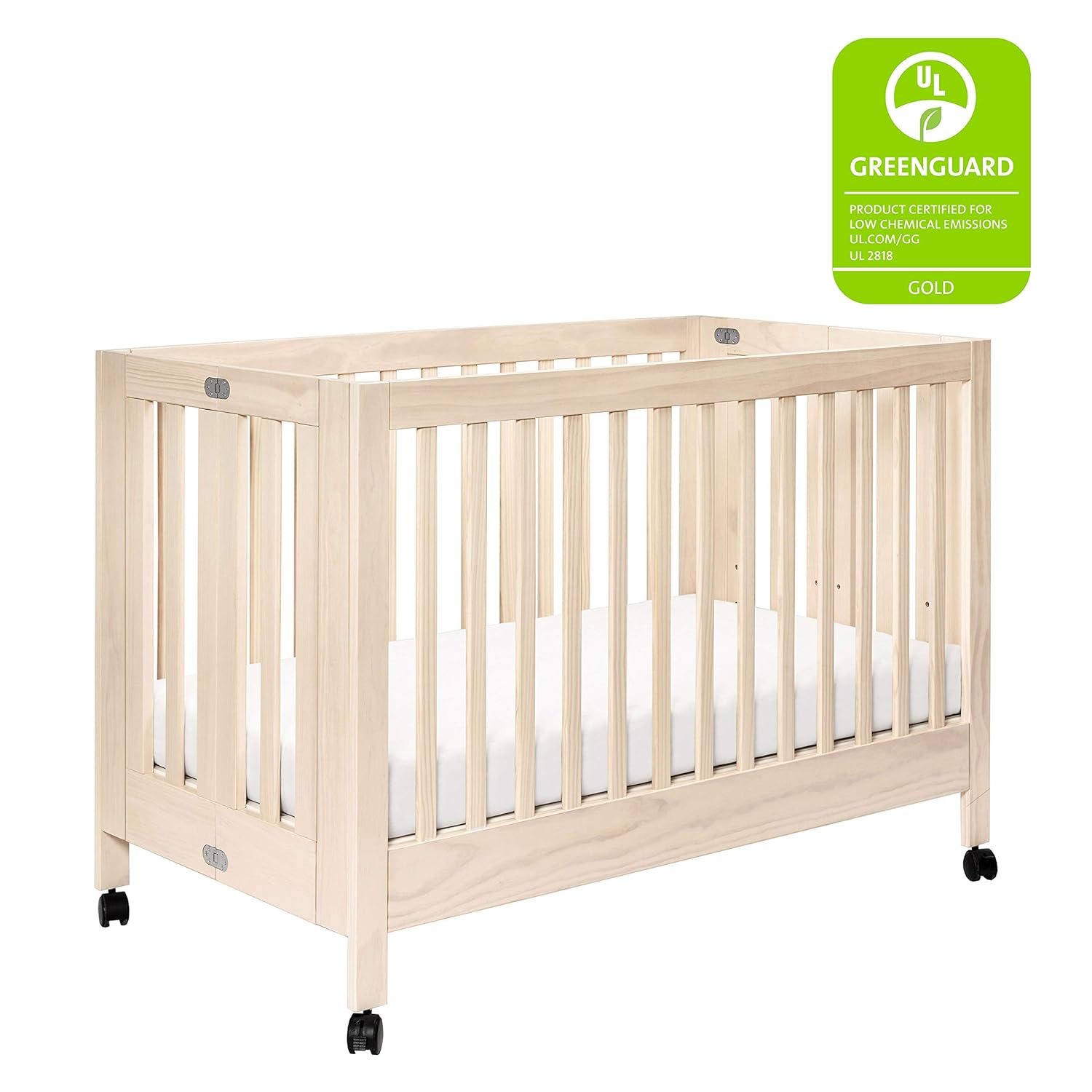 babyletto maki full size portable crib