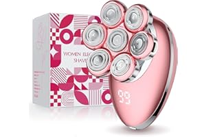 FEZIHEGH Electric Razors for Women,7D Electric Shaver for Women, Women's Electric Shaver for Legs Cordless Facial Hair Removal Trimmer for Womens Bikini, Lady Grooming Sensitive Skin for Arms, Underarms