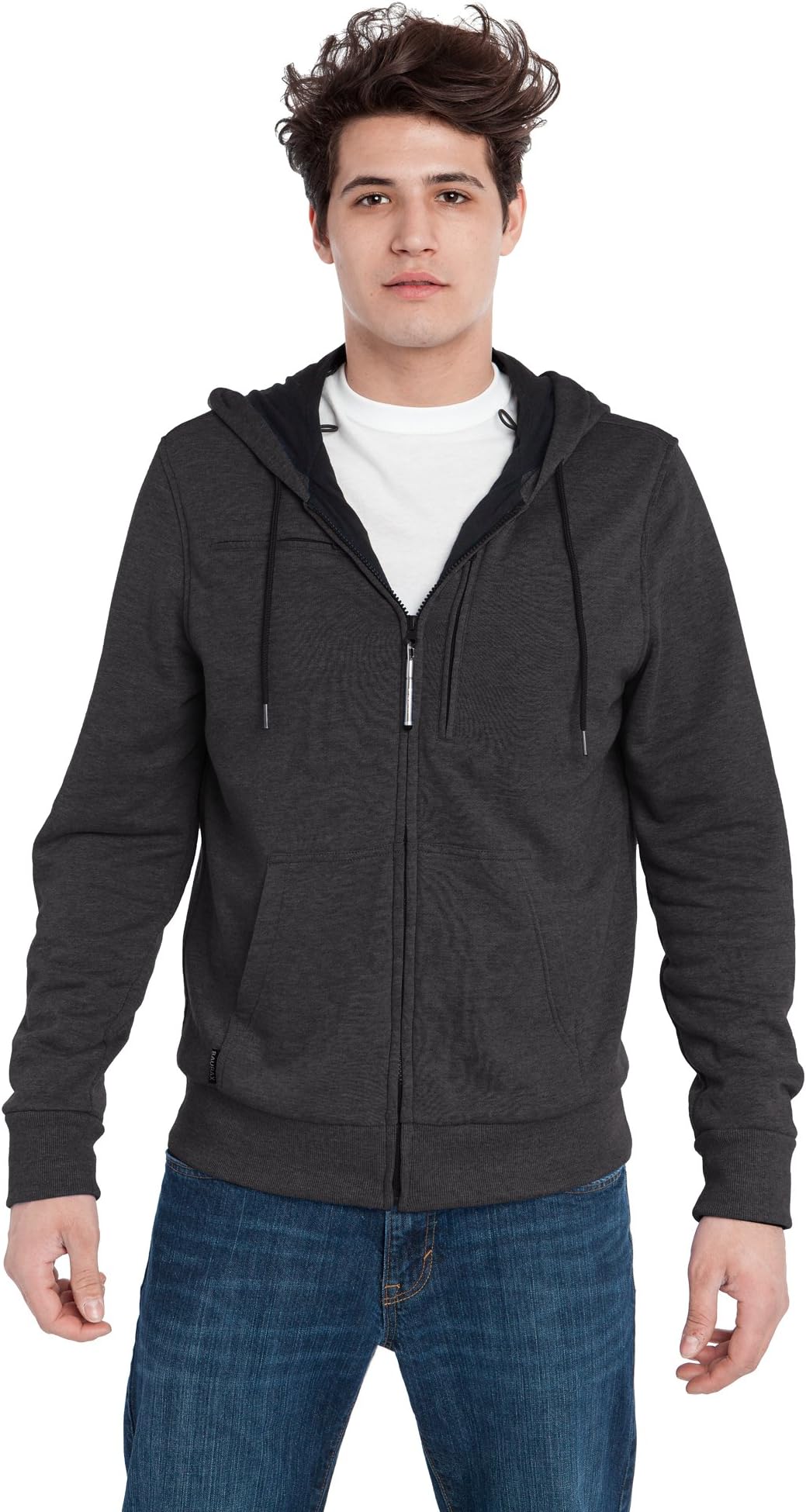Baubax Travel Jacket - Sweatshirt - Male - Charcoal- Medium