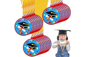 Erweicet 24 Pcs Kindergarten Preschool Graduation Gifts Award Medals Party Favors for Kids