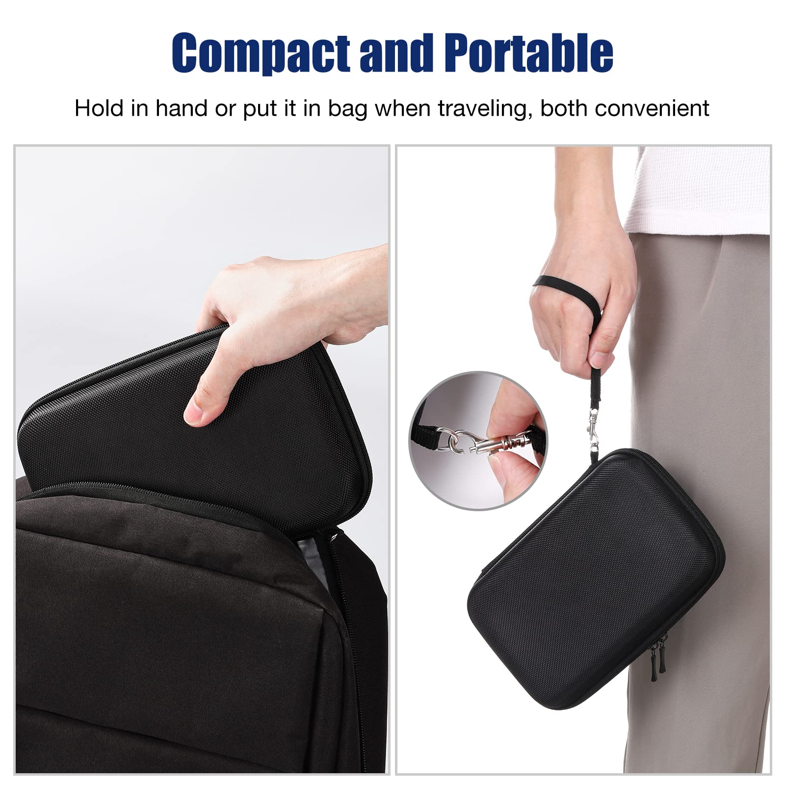 MoKo 96 Switch Game Case, Switch Game holder Game Card Storage Case Cartridge Holder for Nintendo Switch & OLED Model, PS Vita Game Cards and SD Memory Cards, Black