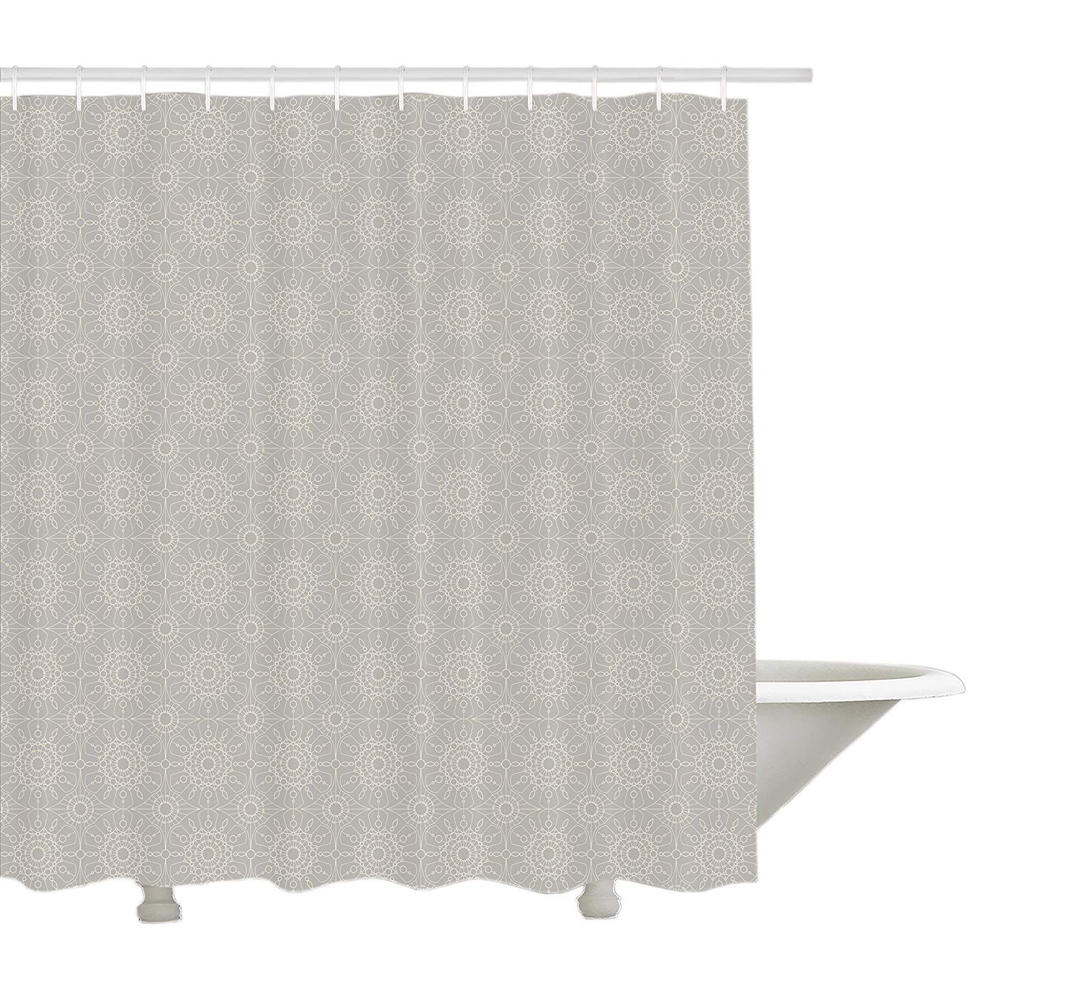 Yeuss Train Shower Curtain By Railroad On Vast Greenery Wagons