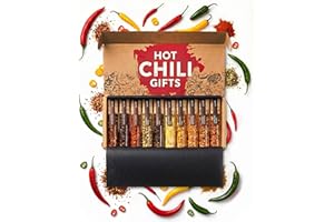 Hot Spicy Mens Stocking Stuffers for Men - [UP TO 1,200,000 SCOVILLE] – Chili Food mens Gifts for men gifts for Dad gift for Him Gift Basket Cooking Spices and Seasonings Sets - TIMBER TASTE®
