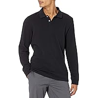 Amazon Essentials Men's Slim-fit Long-Sleeve Pique Polo
