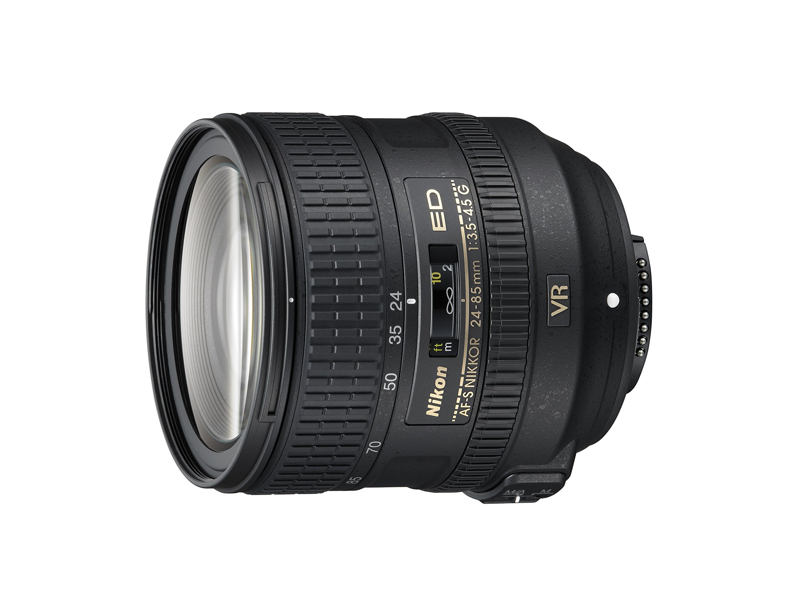 Nikon Nikkor AF-S Objektiv 24-85 mm 1: 3,5-4,5G ED VR, Schwarz [Nital Card: 4 Jahre Garantie]