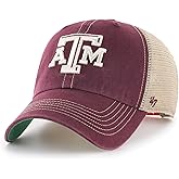 47 NCAA Trawler Mesh Clean Up Adjustable Hat, Adult One Size Fits All (Texas A&M Aggies)